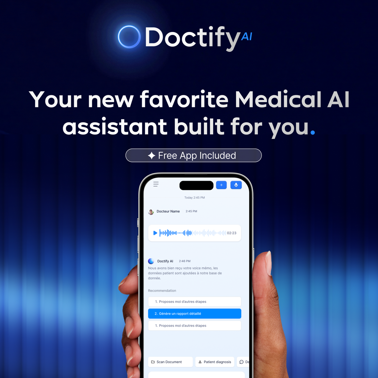 Doctify Ambiant AI Clinician Assistant